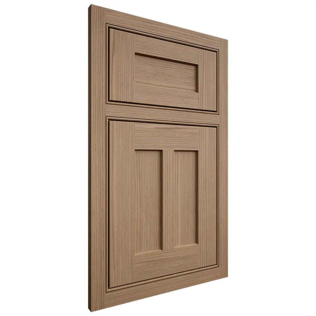 Shiloh Cabinetry Beaded Inset Wilmington White Oak Rift Cut Natural Door