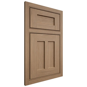 Shiloh Cabinetry Beaded Inset Wilmington White Oak Rift Cut Natural Door