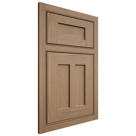 Shiloh Cabinetry Beaded Inset Wilmington White Oak Rift Cut Natural Door