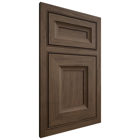 Shiloh Cabinetry Beaded Inset Windsor Alder Plain Cut Caviar Door