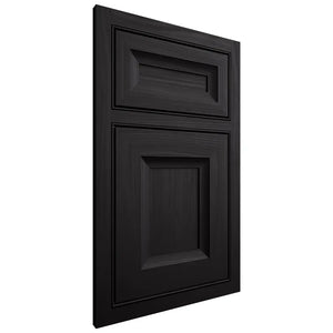 Shiloh Cabinetry Beaded Inset Windsor Cherry Plain Cut Espresso Door