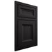 Shiloh Cabinetry Beaded Inset Windsor Cherry Plain Cut Espresso Door