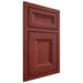 Shiloh Cabinetry Beaded Inset Windsor Cherry Plain Cut Red Door