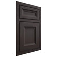 Shiloh Cabinetry Beaded Inset Windsor Poplar Plain Cut Carbon Door