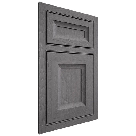 Shiloh Cabinetry Beaded Inset Windsor Red Oak Plain Cut Cadet Door