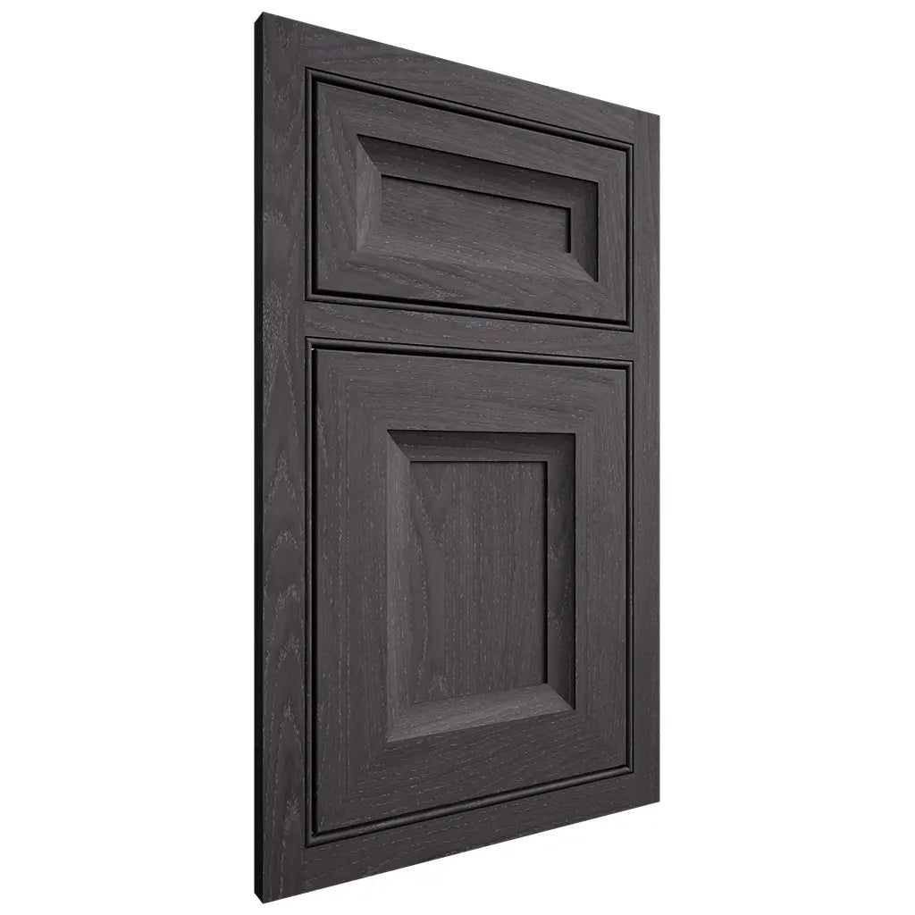 Shiloh Cabinetry Beaded Inset Windsor Red Oak Plain Cut Harbor Door