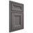 Shiloh Cabinetry Beaded Inset Windsor Walnut Plain Cut Cadet Door