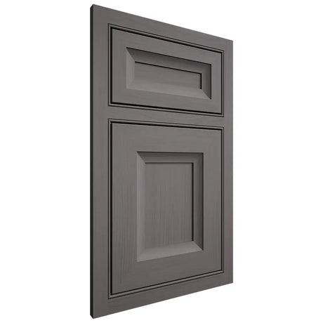 Shiloh Cabinetry Beaded Inset Windsor Walnut Plain Cut Cadet Door