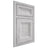 Shiloh Cabinetry Beaded Inset Windsor Walnut Plain Cut Stratus Door