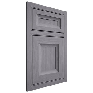 Shiloh Cabinetry Beaded Inset Windsor White Oak Plain Cut Cadet Door