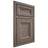 Shiloh Cabinetry Beaded Inset Windsor White Oak Plain Cut Clay Door