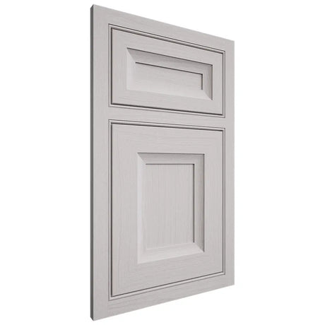 Shiloh Cabinetry Beaded Inset Windsor White Oak Plain Cut Cotton Door