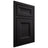 Shiloh Cabinetry Beaded Inset Windsor White Oak Plain Cut Ink Door