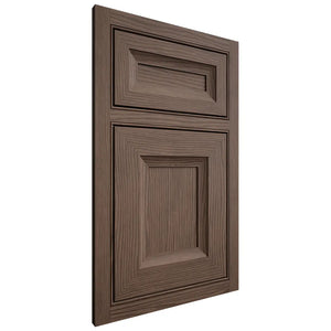 Shiloh Cabinetry Beaded Inset Windsor White Oak Plain Cut Mineral Door