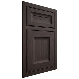 Shiloh Cabinetry Beaded Inset Windsor White Oak Plain Cut Morel Door