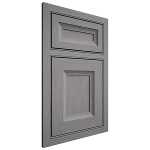 Shiloh Cabinetry Beaded Inset Windsor White Oak Plain Cut Sterling Door