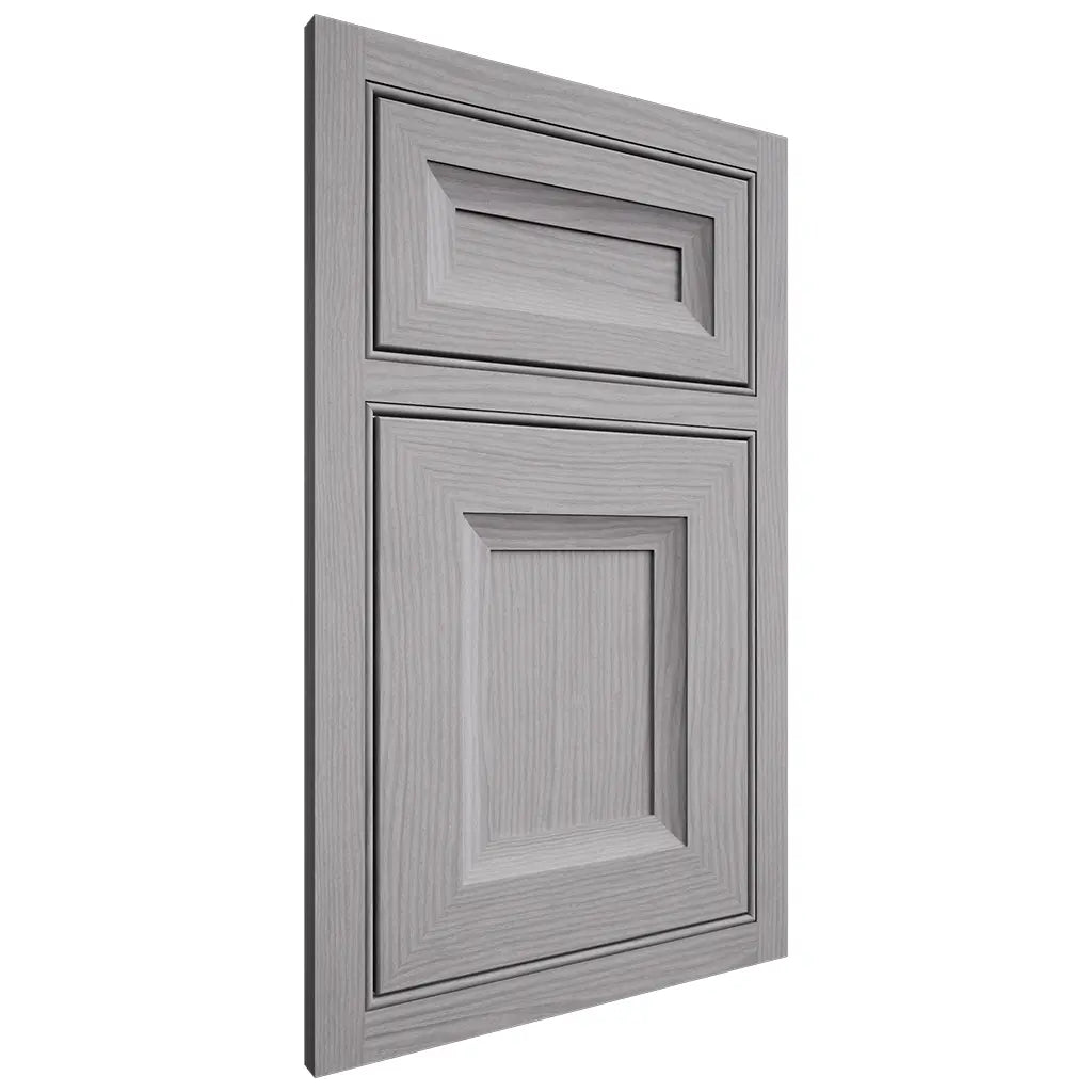 Shiloh Cabinetry Beaded Inset Windsor White Oak Plain Cut Stratus Door