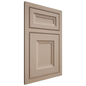 Shiloh Cabinetry Beaded Inset Windsor White Oak Plain Cut Straw Door