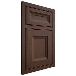 Shiloh Cabinetry Beaded Inset Windsor White Oak Quarter Sawn Braun Door