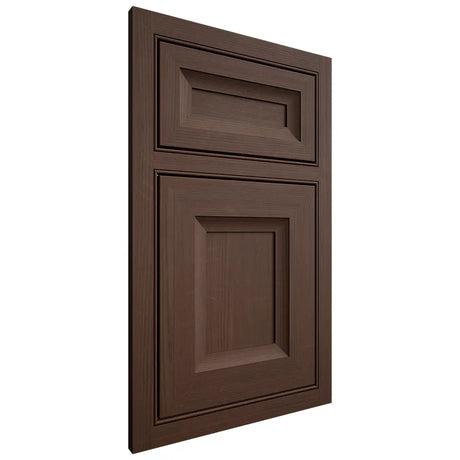 Shiloh Cabinetry Beaded Inset Windsor White Oak Quarter Sawn Braun Door