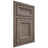 Shiloh Cabinetry Beaded Inset Windsor White Oak Quarter Sawn Clay Door