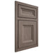 Shiloh Cabinetry Beaded Inset Windsor White Oak Quarter Sawn Clay Door