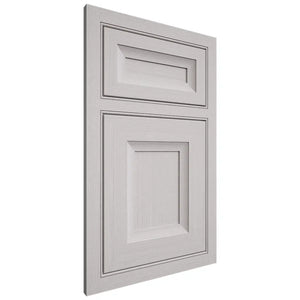 Shiloh Cabinetry Beaded Inset Windsor White Oak Quarter Sawn Cotton Door