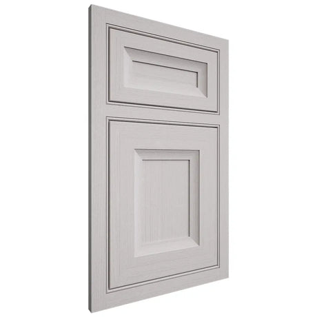 Shiloh Cabinetry Beaded Inset Windsor White Oak Quarter Sawn Cotton Door