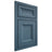 Shiloh Cabinetry Beaded Inset Windsor White Oak Quarter Sawn Hudson Door