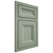 Shiloh Cabinetry Beaded Inset Windsor White Oak Quarter Sawn Moss Door