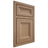 Shiloh Cabinetry Beaded Inset Windsor White Oak Quarter Sawn Natural Door
