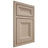 Shiloh Cabinetry Beaded Inset Windsor White Oak Quarter Sawn Straw Door