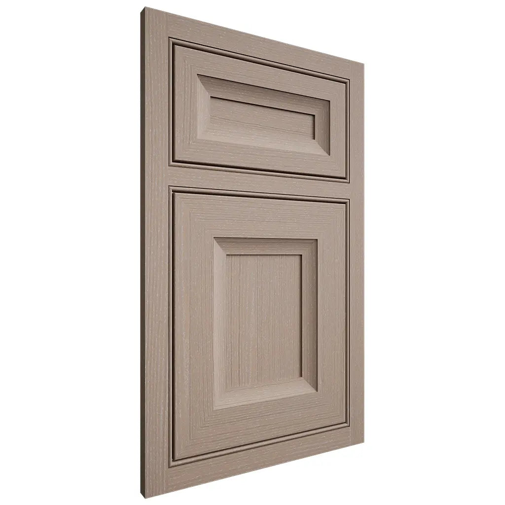 Shiloh Cabinetry Beaded Inset Windsor White Oak Quarter Sawn Whitewash Door