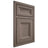 Shiloh Cabinetry Beaded Inset Windsor White Oak Rift Cut Clay Door