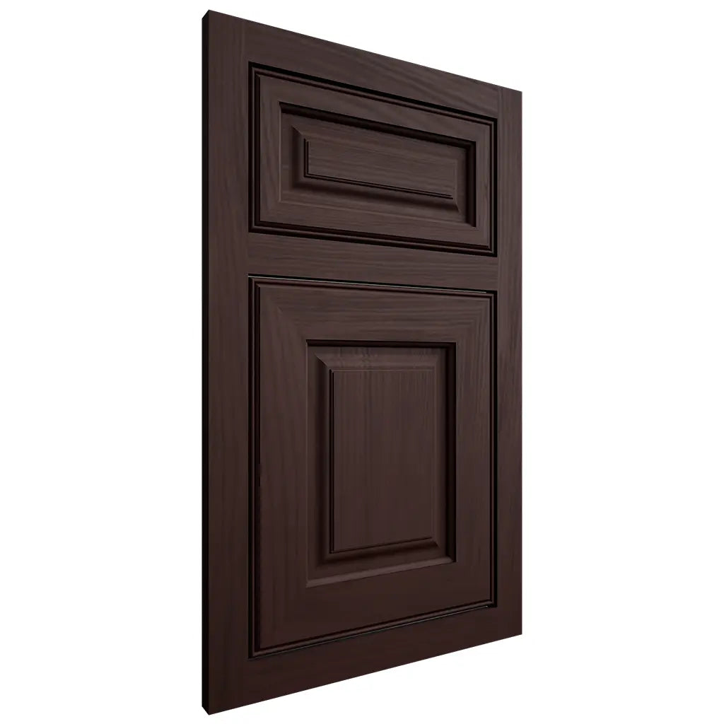 Shiloh Cabinetry Flush Inset Asherville Alder Plain Cut Bistre Door