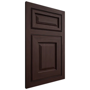 Shiloh Cabinetry Flush Inset Asherville Alder Plain Cut Bistre Door