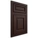 Shiloh Cabinetry Flush Inset Asherville Alder Plain Cut Bistre Door