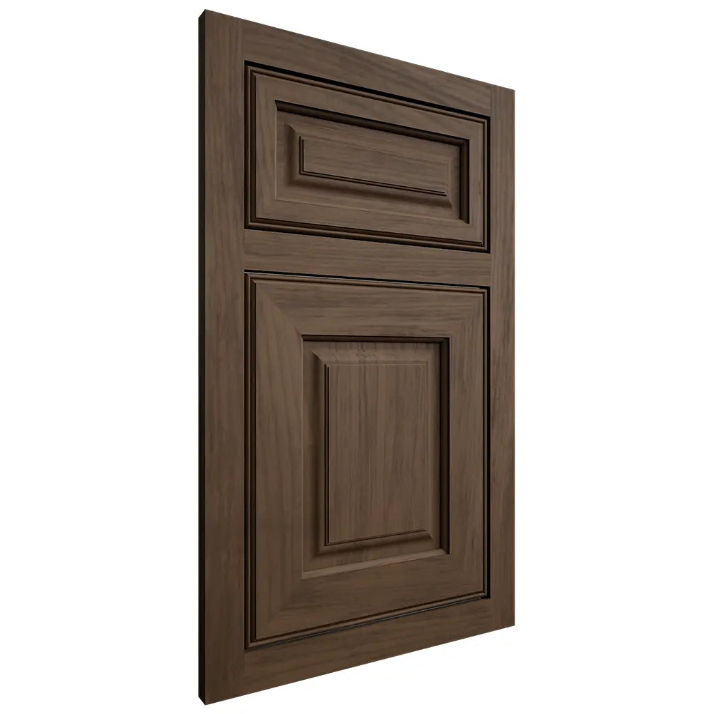 Shiloh Cabinetry Flush Inset Asherville Alder Plain Cut Caviar Door