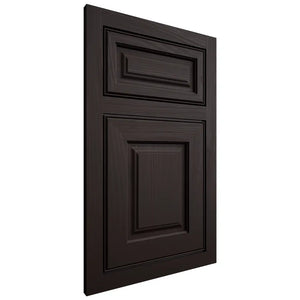 Shiloh Cabinetry Flush Inset Asherville Alder Plain Cut Espresso Door