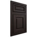 Shiloh Cabinetry Flush Inset Asherville Alder Plain Cut Espresso Door