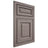 Shiloh Cabinetry Flush Inset Asherville Alder Plain Cut Stonehenge Door