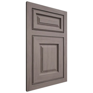 Shiloh Cabinetry Flush Inset Asherville Alder Plain Cut Stonehenge Door