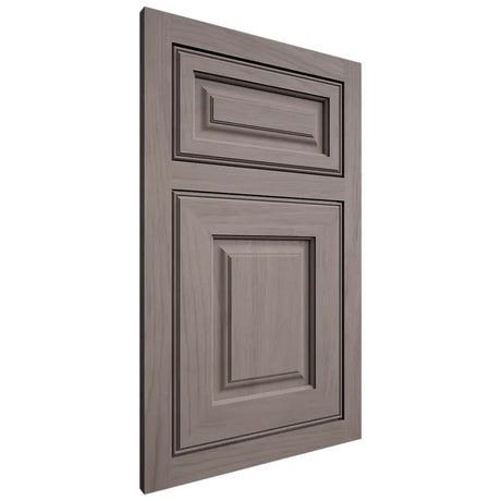 Shiloh Cabinetry Flush Inset Asherville Alder Plain Cut Stonehenge Door