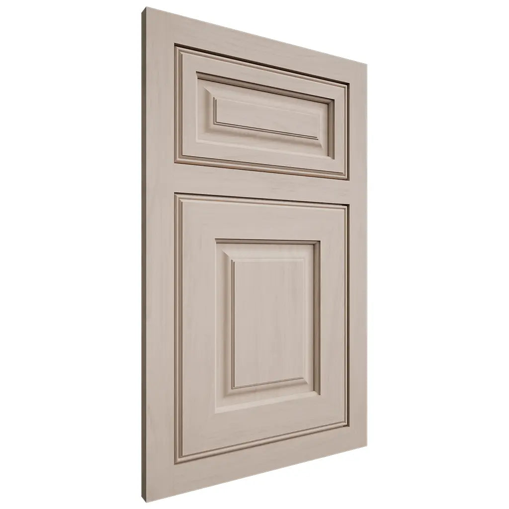 Shiloh Cabinetry Flush Inset Asherville Alder Plain Cut White Sands Door