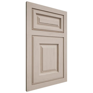 Shiloh Cabinetry Flush Inset Asherville Alder Plain Cut White Sands Door