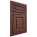 Shiloh Cabinetry Flush Inset Asherville Cherry Plain Cut Bourbon Door