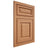 Shiloh Cabinetry Flush Inset Asherville Cherry Plain Cut Natural Door