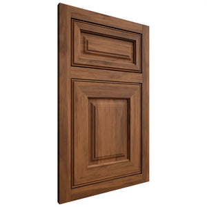 Shiloh Cabinetry Flush Inset Asherville Hickory Plain Cut Burnt Sugar Door