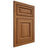 Shiloh Cabinetry Flush Inset Asherville Hickory Plain Cut Chestnut Door
