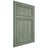 Shiloh Cabinetry Flush Inset Asherville Hickory Plain Cut Moss Door